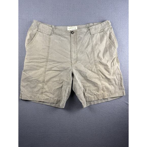 Orvis Charcoal/greenish men’s 5 pockets shorts in size 38 (fit size 40) - Picture 1 of 6